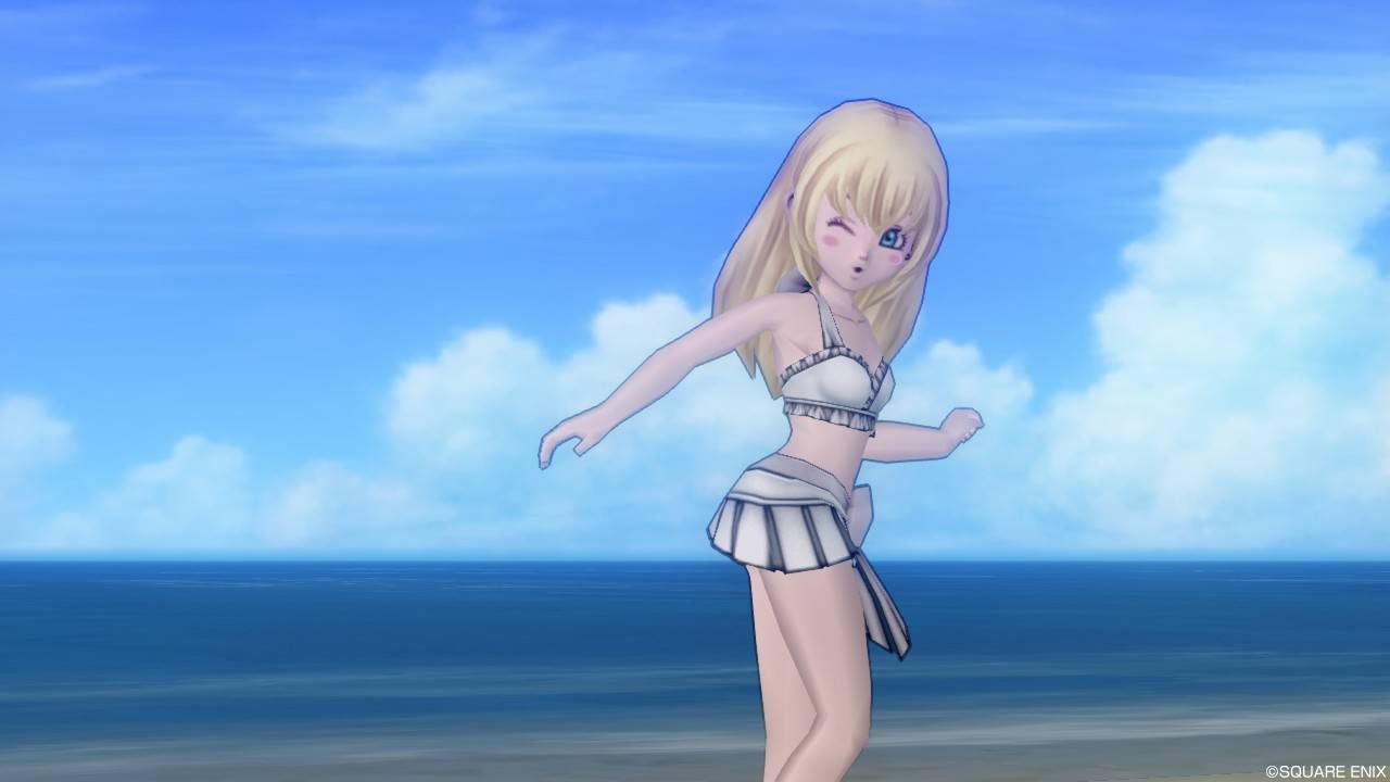 スウィートビキニ白を借りてみました ぽれぽれ