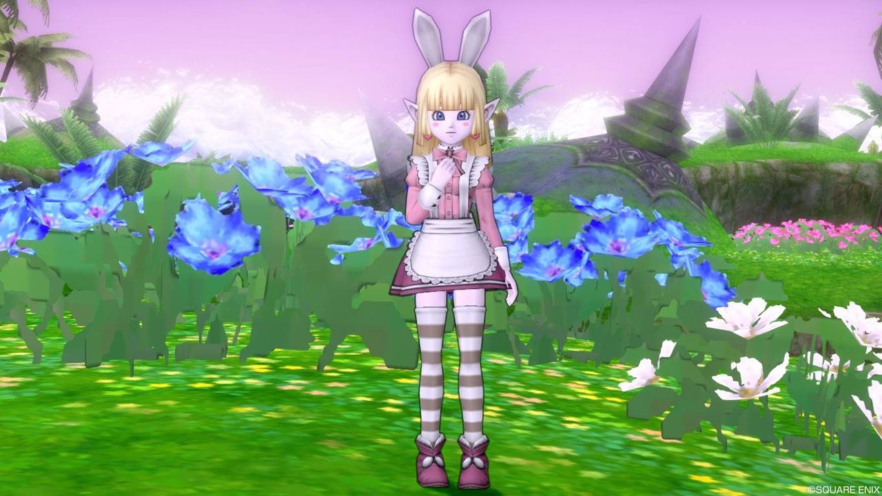 モダンバニーヘッド メイドドレス上でバニーなメイドさん ぽれぽれ