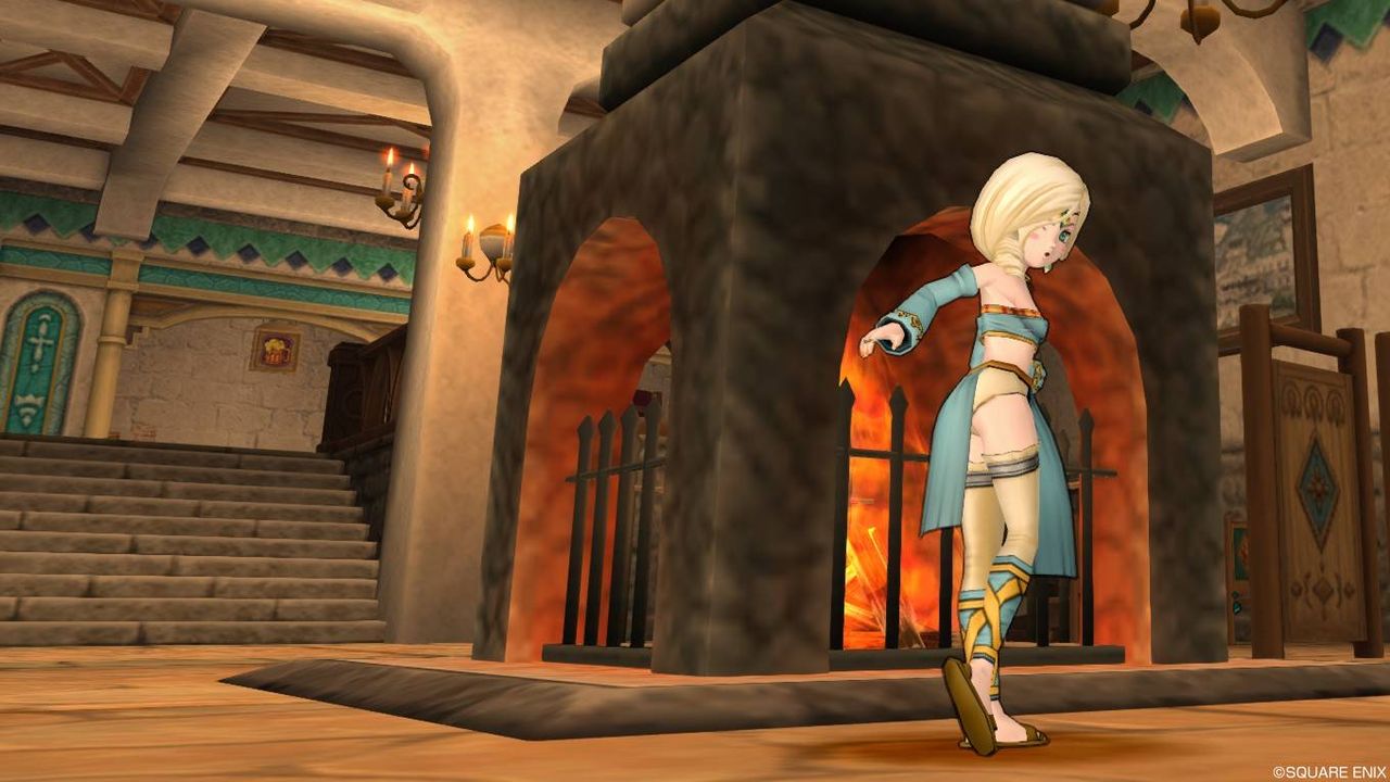 舞い手の服 エテーネのこしぬのでドレスアップ ぽれぽれ