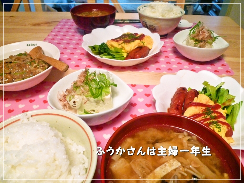ふうかさんは主婦一年生