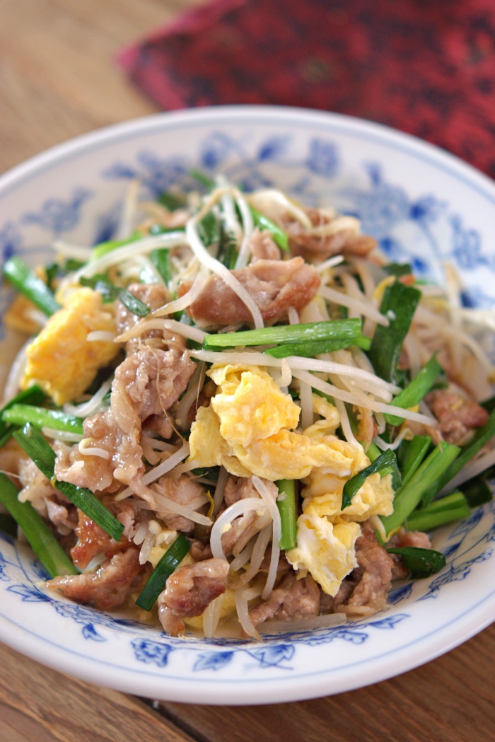 豚にらもやしの塩だれ卵炒めの作り方 節約食材なのにボリューム満点で大満足 作り置きおかずレシピとお弁当 心と身体にやさしい料理を 鈴木美鈴オフィシャルブログ Powered By ライブドアブログ