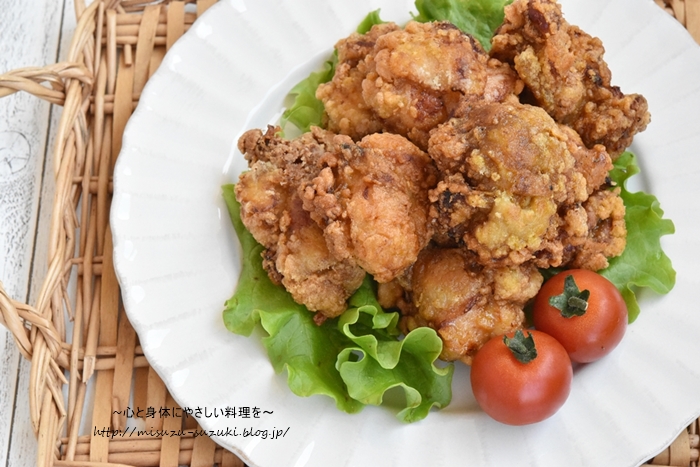 子供さんが大好きなカレー味で カリッとジューシー鶏もも肉のからあげ 作り置きおかずレシピとお弁当 心と身体にやさしい料理を 鈴木美鈴オフィシャルブログ Powered By ライブドアブログ