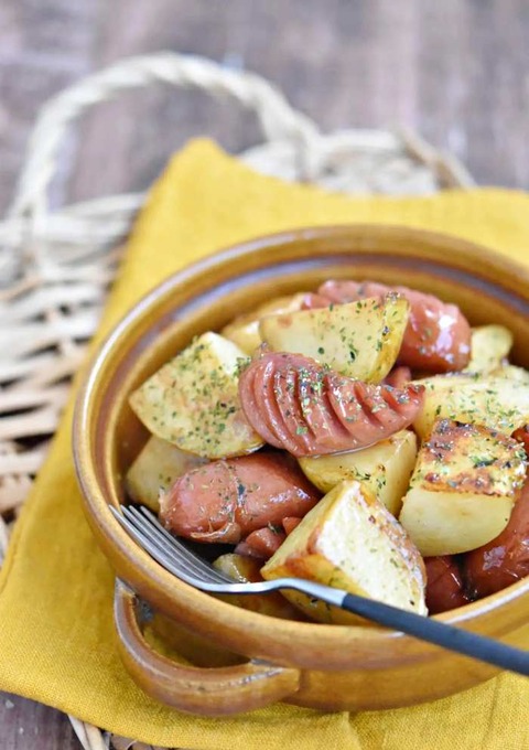 新じゃがとウィンナーのバター醤油-レシピ-メイン-写真