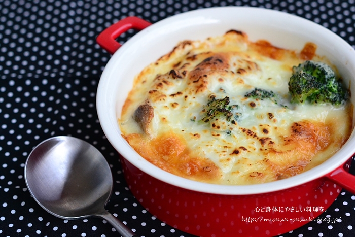 記事執筆掲載 鶏むね肉とエリンギのあつあつグラタン 作り置きおかずレシピとお弁当 心と身体にやさしい料理を 鈴木美鈴オフィシャルブログ Powered By ライブドアブログ