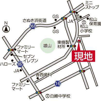 坂出市高屋町（地図）