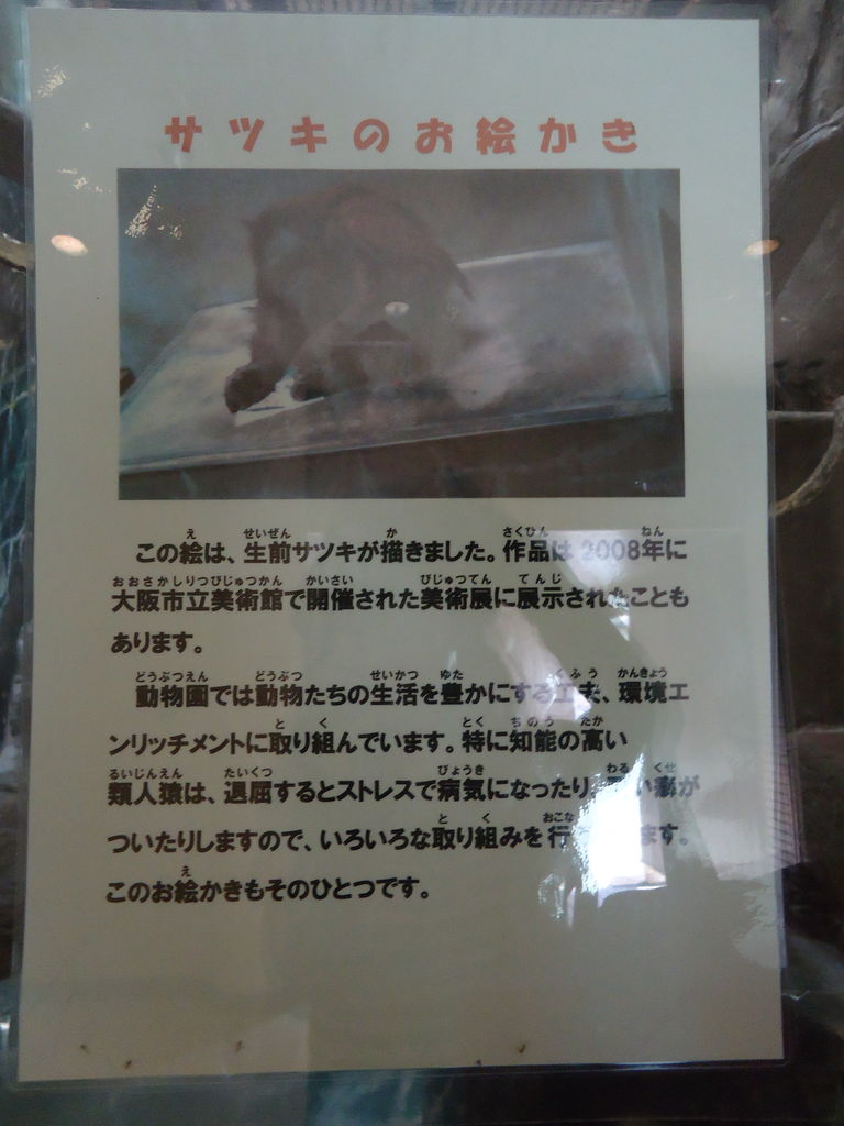 天王寺動物園で見た チンパンジー画伯の絵画 類人猿は退屈するとストレスが溜まるから さてっと お絵描きでもするか みーしゃ ぼるけーの 天王寺動物園で見た チンパンジー画伯の絵画 類人猿は退屈するとストレスが溜まるから さてっと お絵描きでもするか みーしゃ ぼるけーの