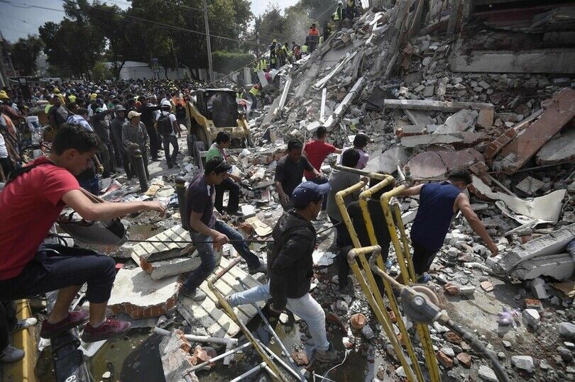 【大地震】AA!!大きな被害wwメキシコ地震ww早い復興をWW！！