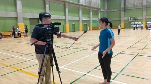 閉会後のインタビュー