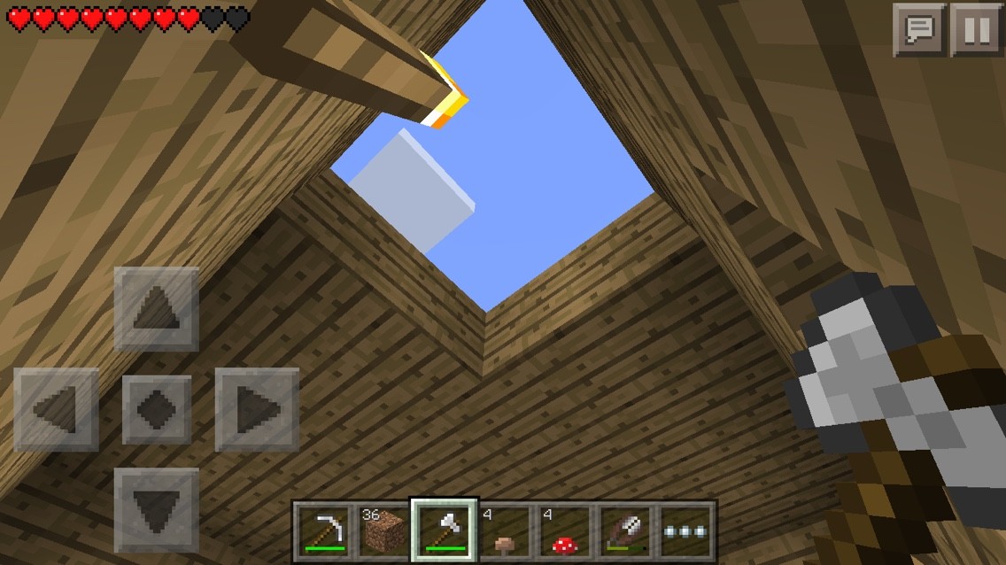 マイクラpe日記 27日目 キノコ栽培場 みっちゃんのマイクラpe日記