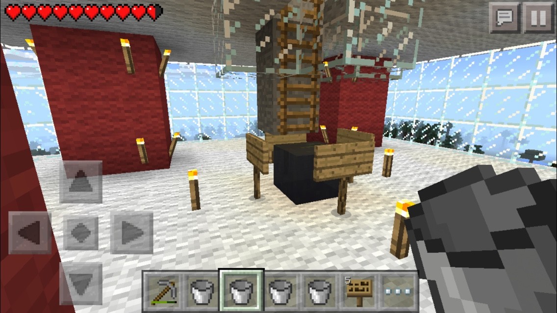 マイクラpe日記 24日目 エレベーターの手直し みっちゃんのマイクラpe日記