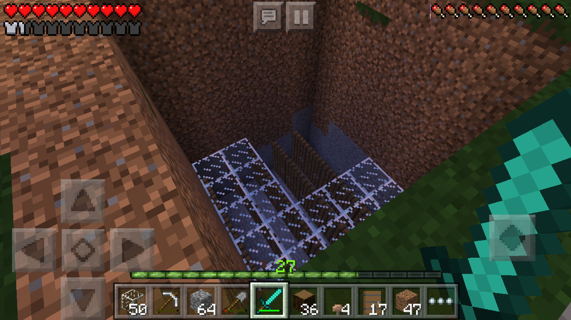 マイクラpe日記 51日目 村人ゾンビを蘇生させる みっちゃんのマイクラpe日記