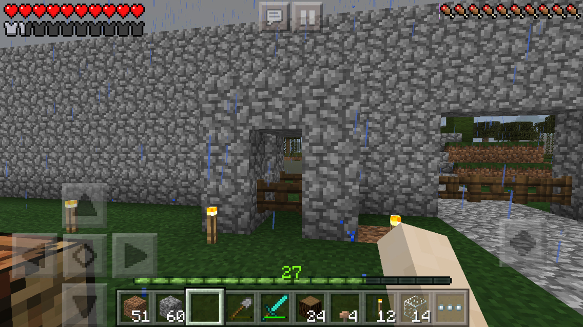 マイクラpe日記 51日目 村人ゾンビを蘇生させる みっちゃんのマイクラpe日記