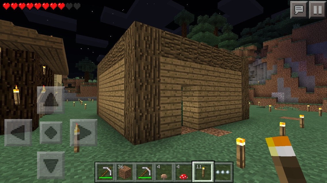 マイクラpe日記 27日目 キノコ栽培場 みっちゃんのマイクラpe日記
