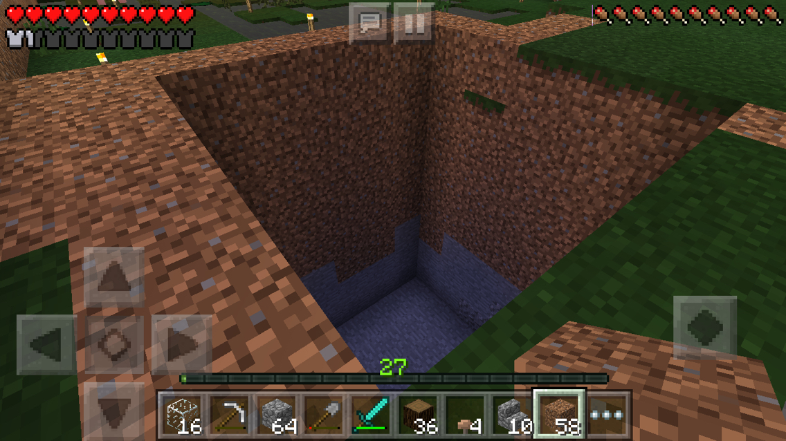 マイクラpe日記 51日目 村人ゾンビを蘇生させる みっちゃんのマイクラpe日記