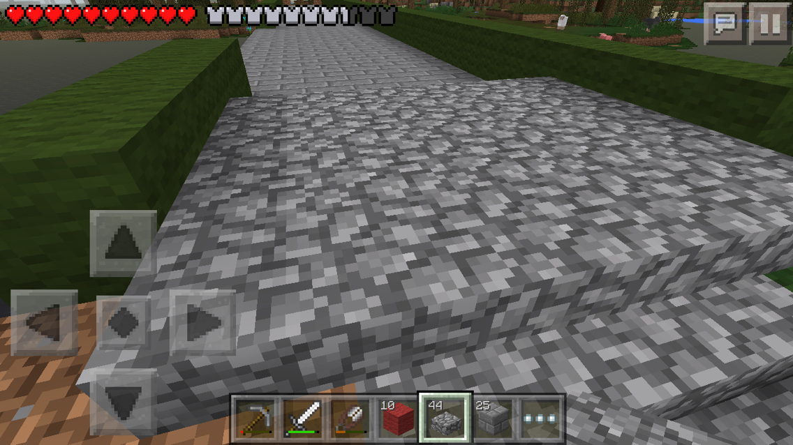 マイクラpe日記 32日目 ついに橋作り開始 みっちゃんのマイクラpe日記