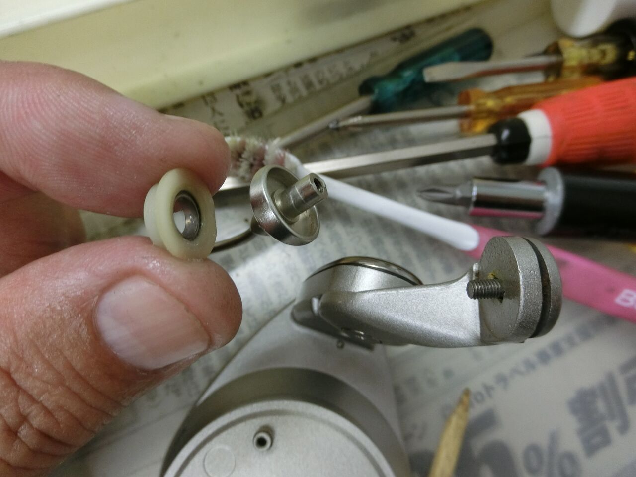 スーパーエアロテクニウム 分解作業完了ならず 塾長先生の広島投げ釣り日記 スーパーエアロテクニウム 分解作業完了ならず 塾長先生の広島投げ釣り日記