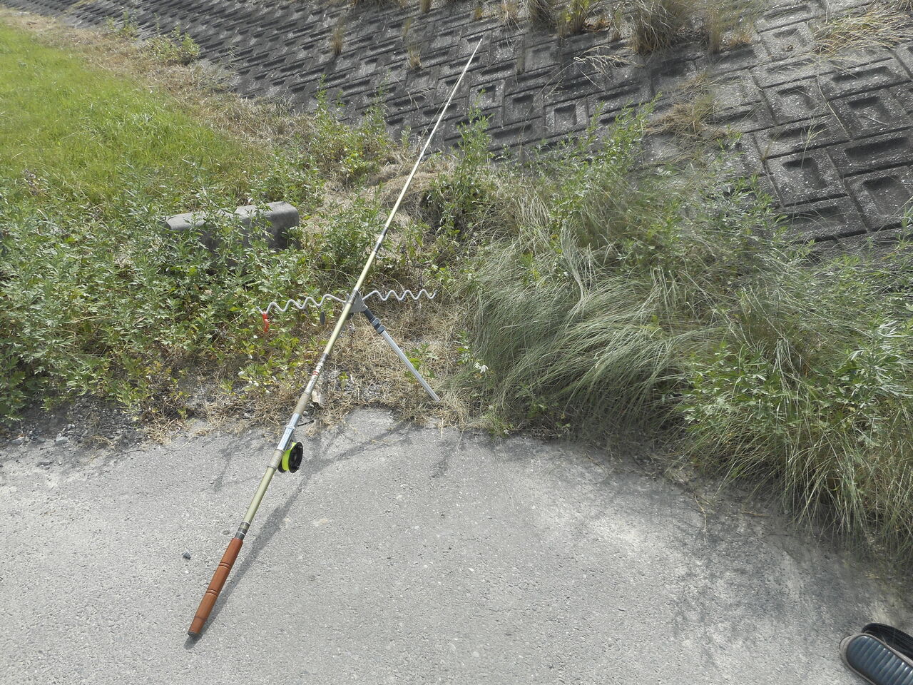 Fuji Reel 100 を ホノルル８にセットして投げてみる 塾長先生の広島投げ釣り日記