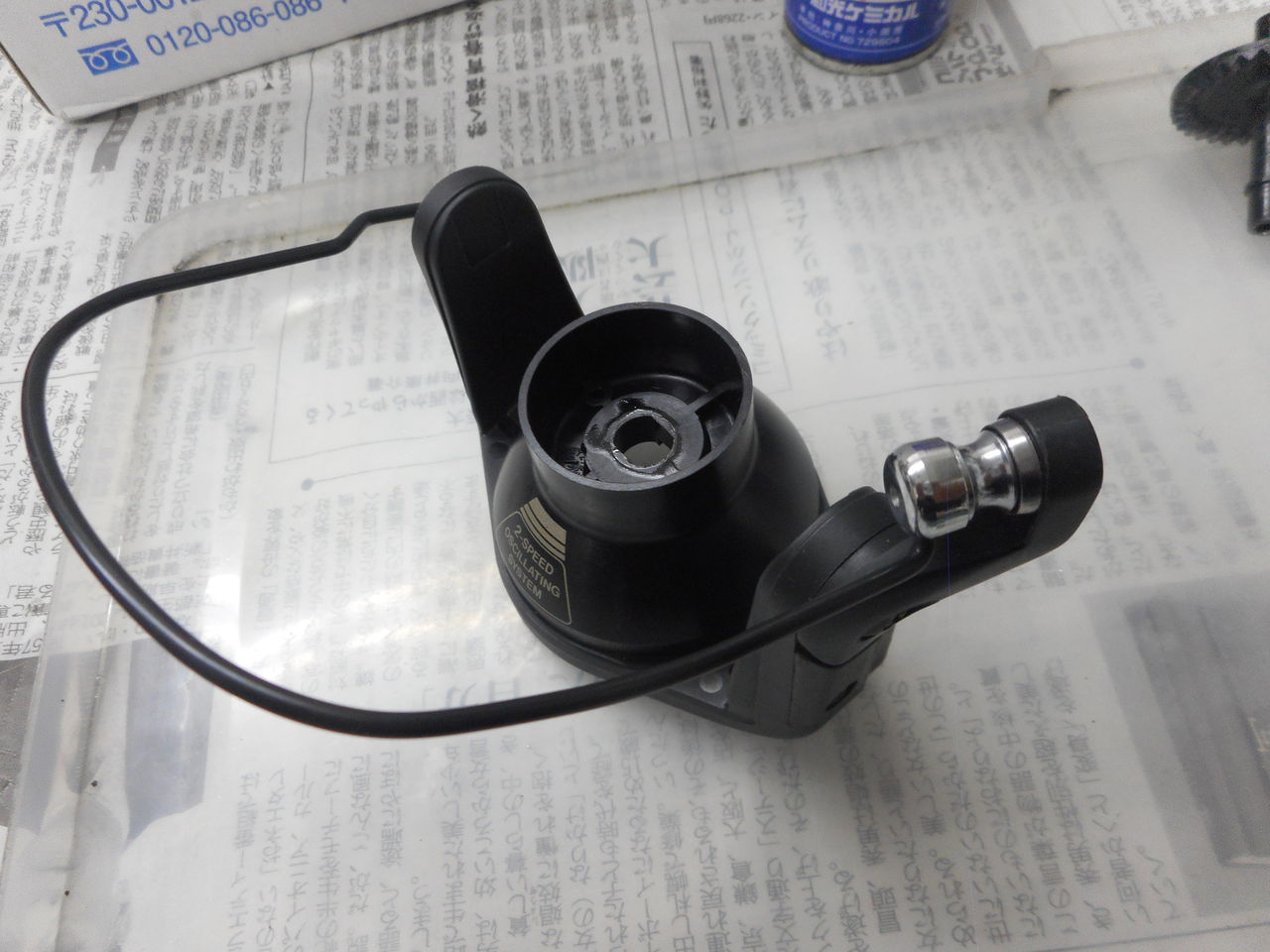 仕事終わりで、リールをプチ改造😊 : 塾長先生の広島投げ釣り日記