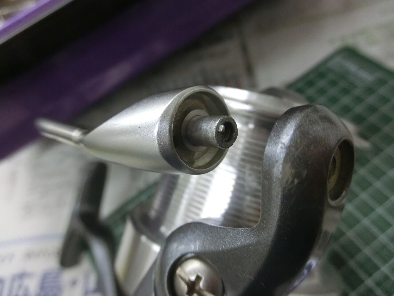 15パワーサーフQD、ラインローラーベアリング装着成功！（画像追加