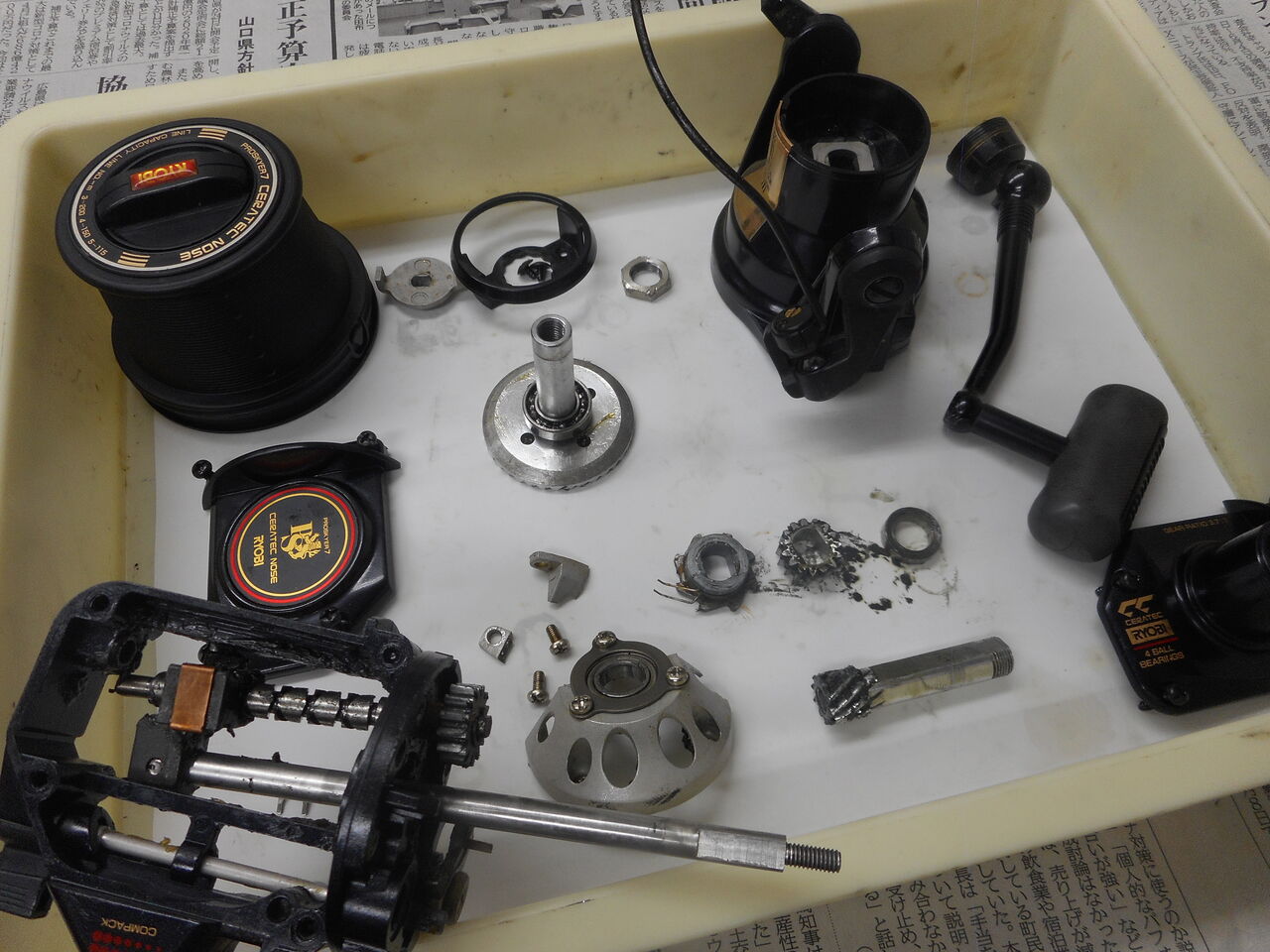 プロスカイヤー7セラテックノーズ、分解整備はしたものの