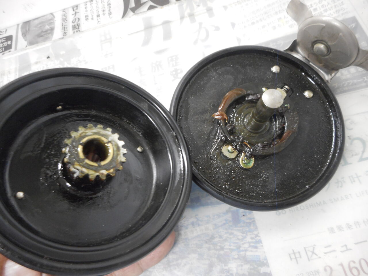 Fuji Reel 100 を ホノルル８にセットして投げてみる 塾長先生の広島投げ釣り日記