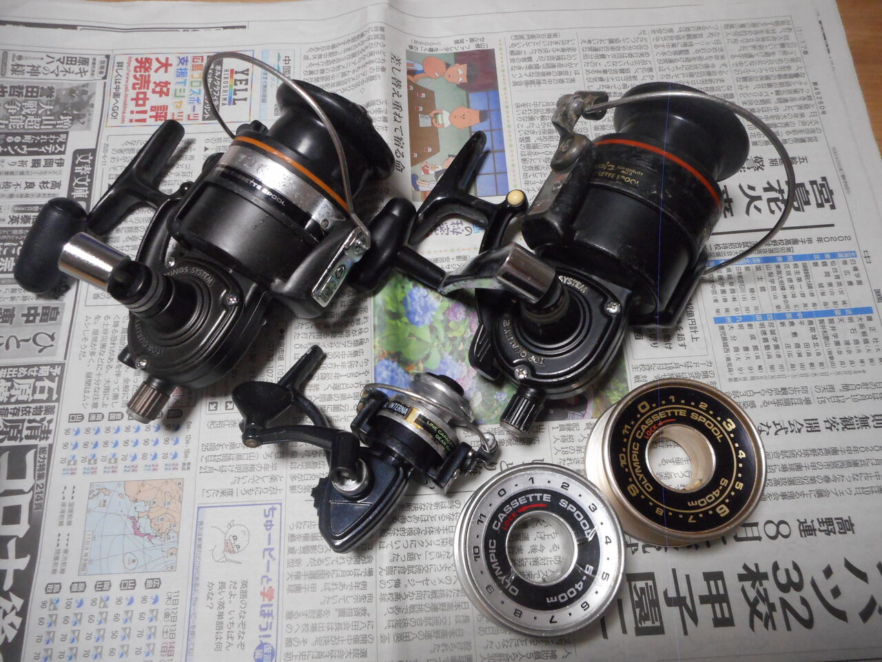 中古】大森製作所 ダイヤモンドリール MINI Auto Bail オールド