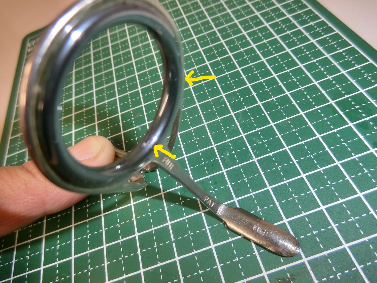 ガイドスレッドの割れ、ガイド付け直し、リメイクに