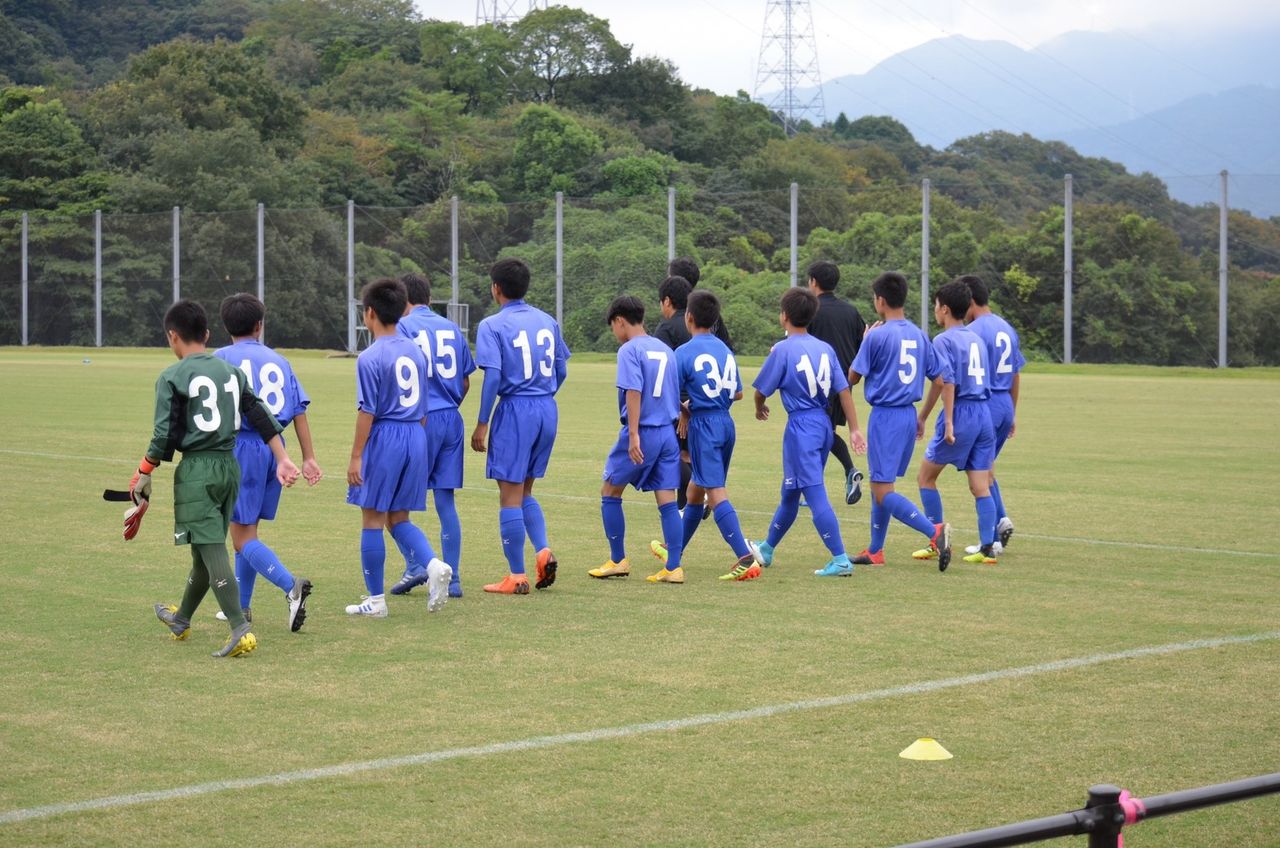 三津浜中サッカー部 応援 ゆうパック杯２回戦 三津浜サッカークラブ