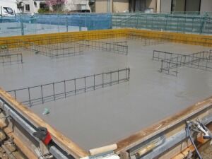 コンクリート打設 作業完了