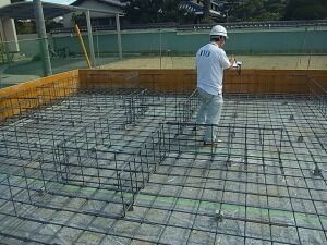 検査機関JIOによる配筋検査中