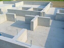 基礎コンクリート打設