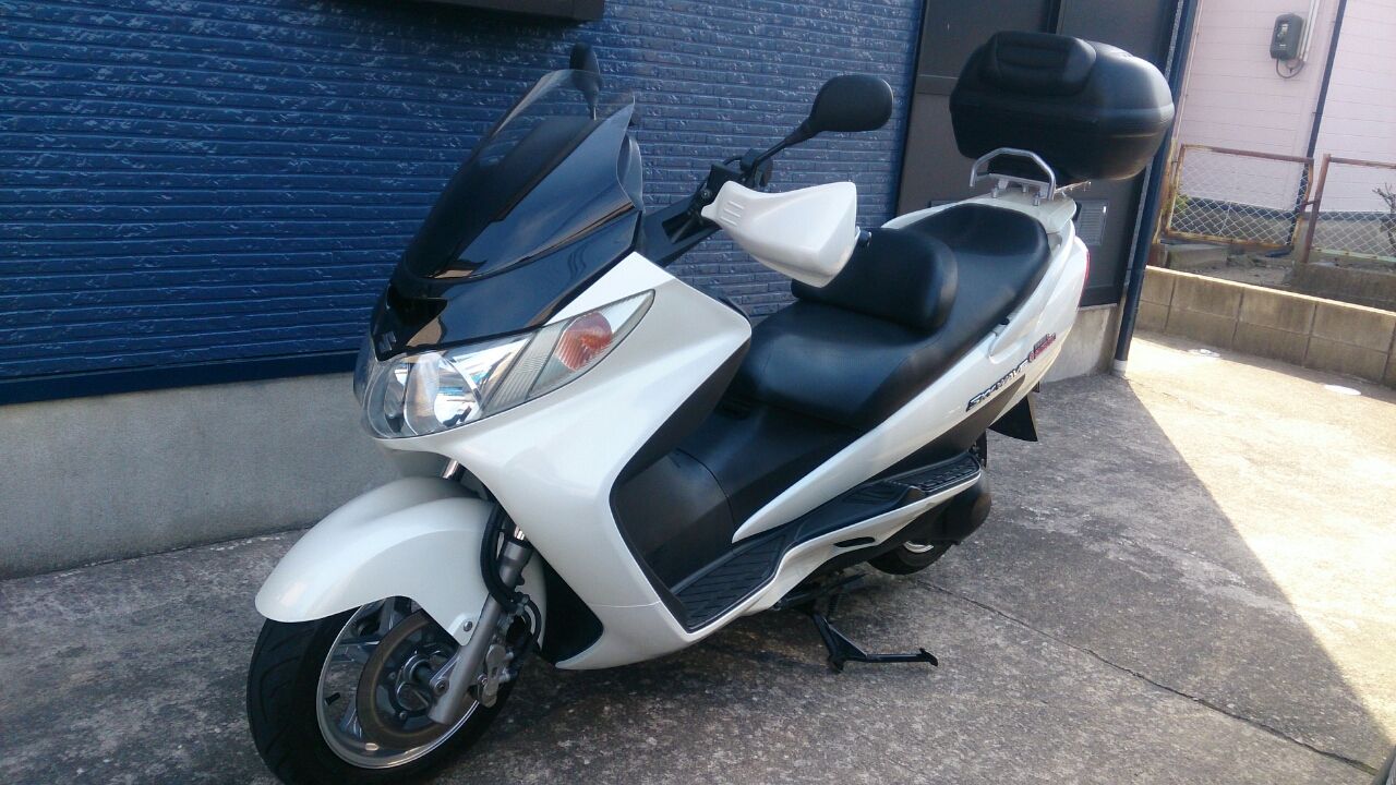 埼玉発815】SUZUKI初代スカイウェイブ250 CJ41A パールスチルホワイト