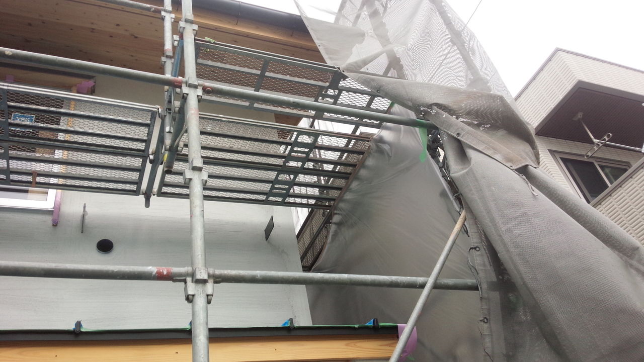 藤沢市 漆喰外壁2 左官屋左菊の現在進行形