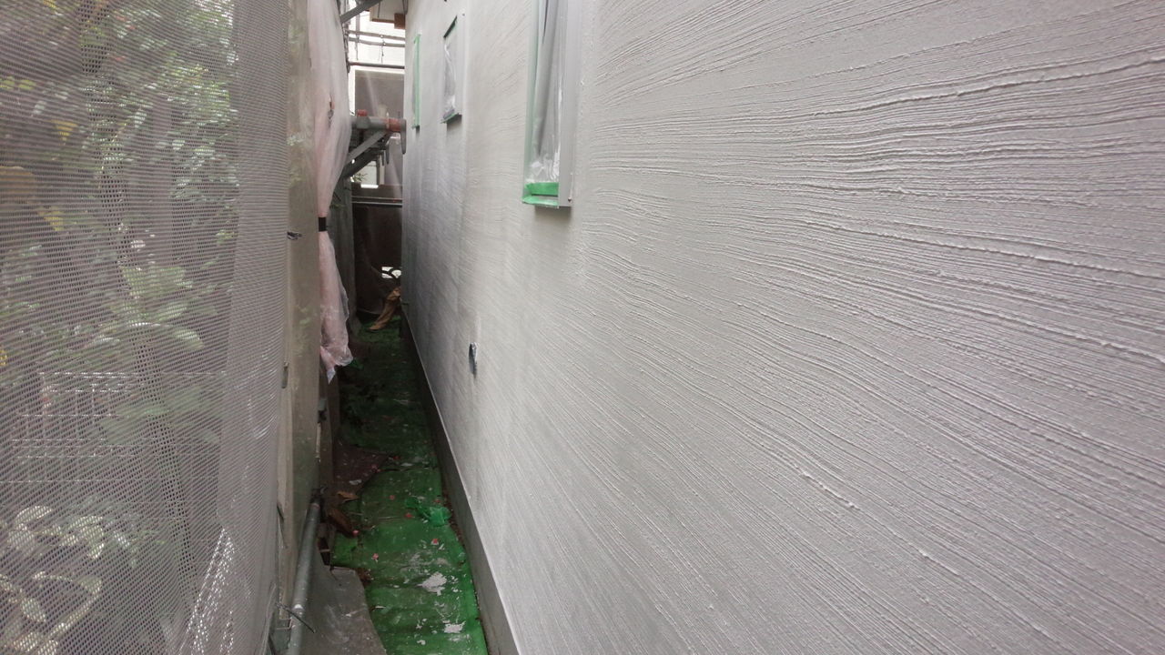 藤沢市 漆喰外壁2 左官屋左菊の現在進行形