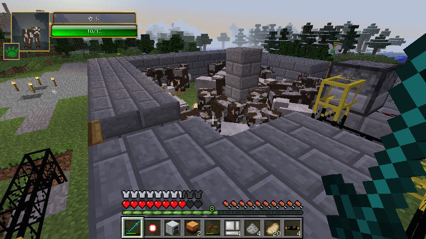 ニワトリの全自動増殖 Steve君のhuuなマイクラ日記