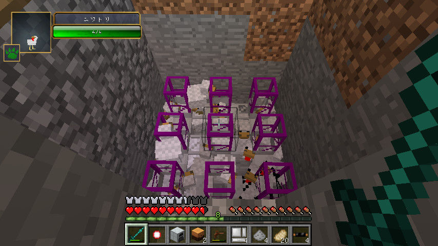 ニワトリの全自動増殖 Steve君のhuuなマイクラ日記 ニワトリの全自動増殖 Steve君のhuuなマイクラ日記