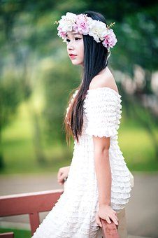 花冠女の子