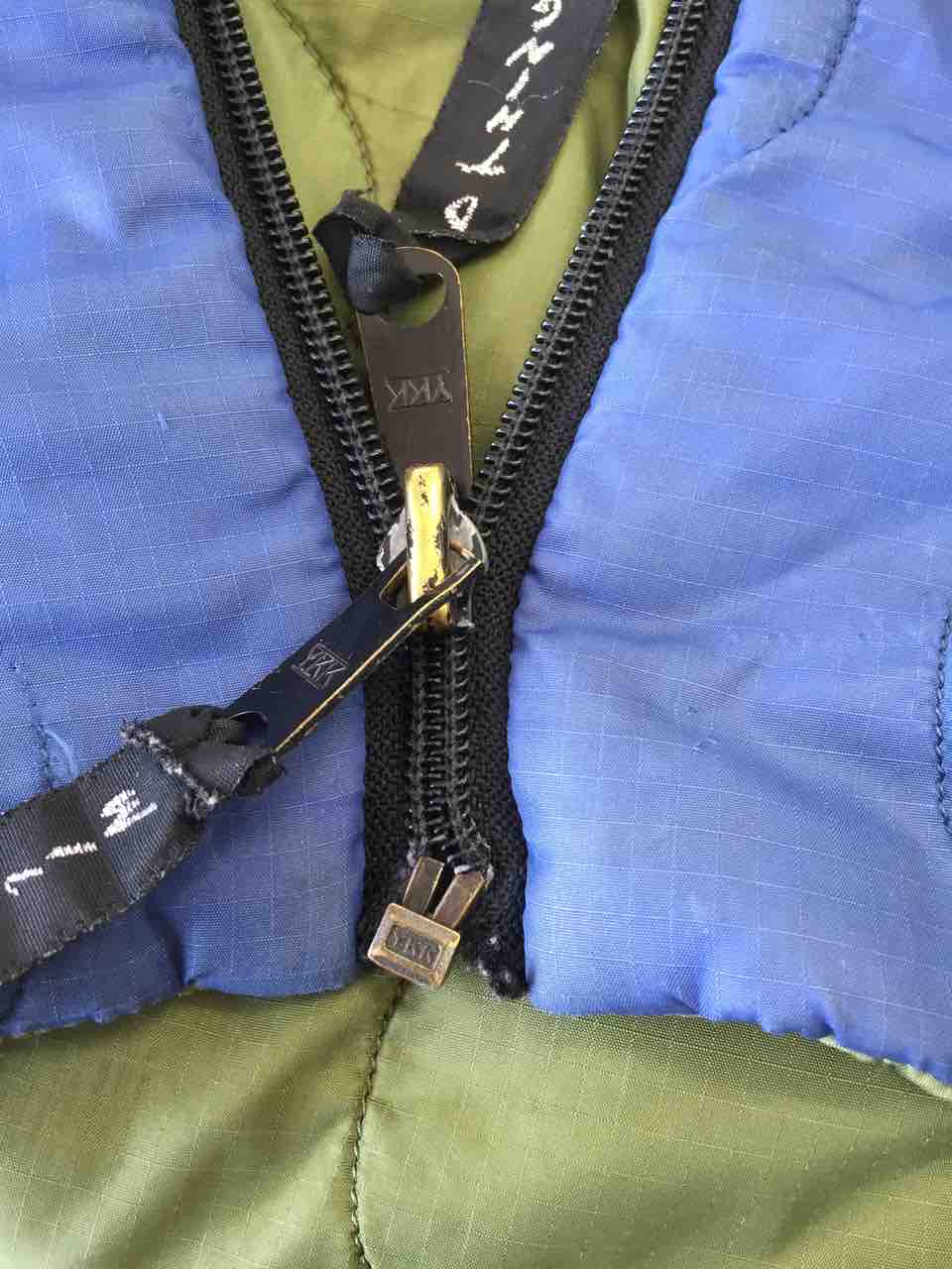 WILD THINGS のリバーシブルジャケットのファスナー交換&染み抜き