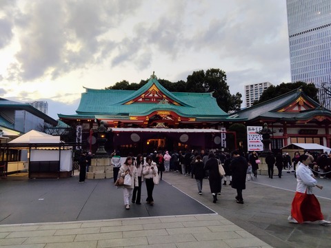 日枝神社本殿