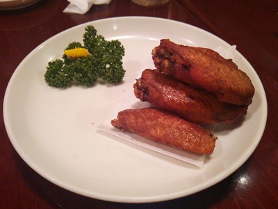 鶏手羽先のパリパリ揚げ