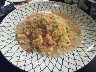 カニの餡掛け炒飯