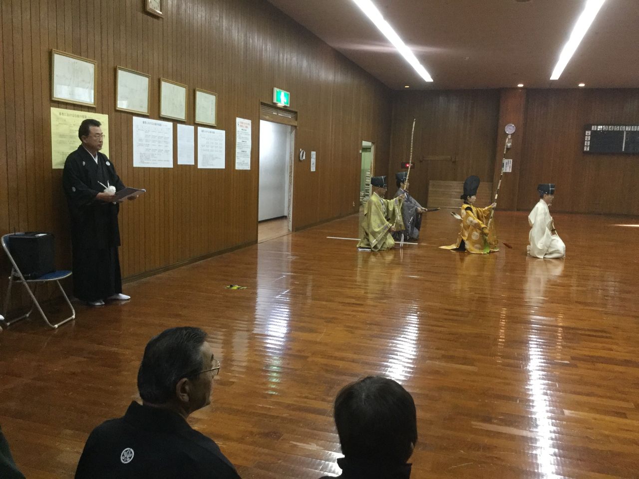 教錬士会新年射会と国体練習 井脇先生の部屋