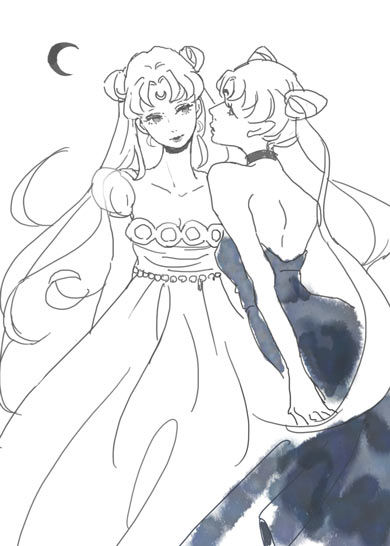 セーラームーンらくがき