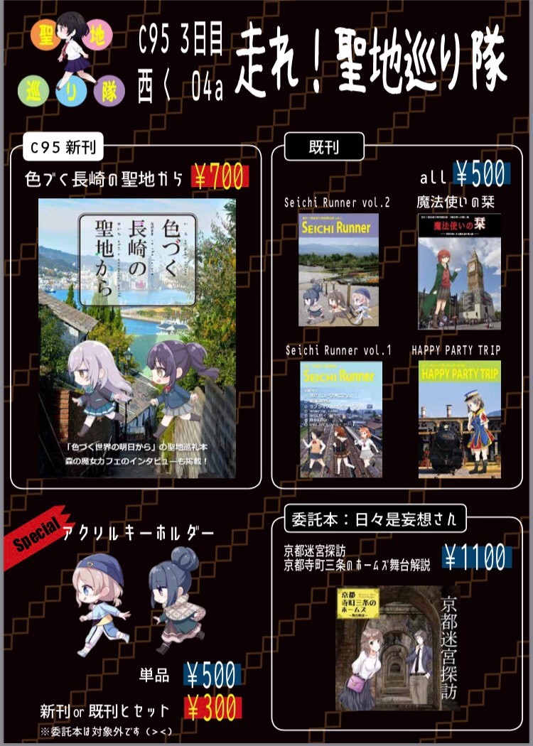 コミックマーケット95 C95 出店について マイペース巡礼記録
