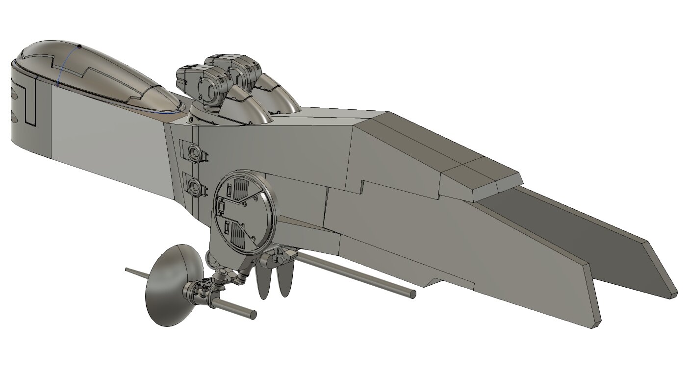 銀英伝 自由惑星同盟単座戦闘艇 スパルタニアン 制作 その1 人生是戯言
