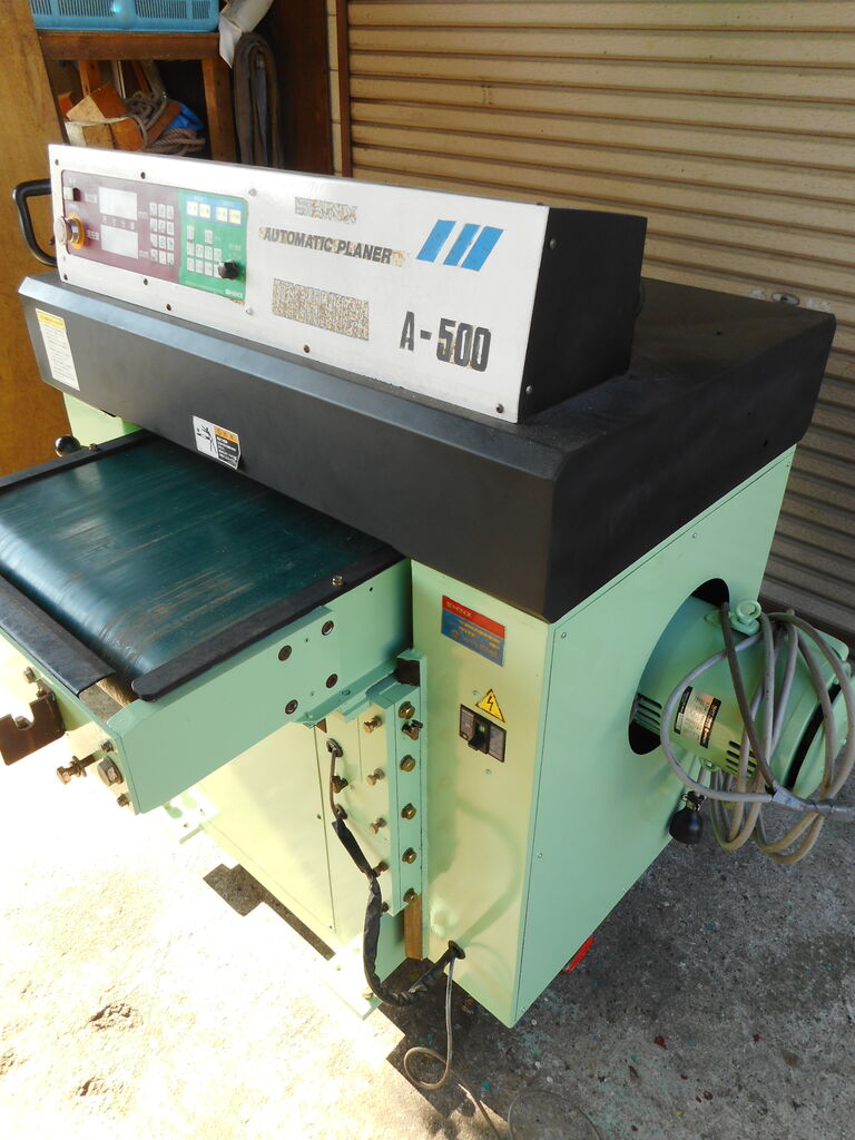 定盤固定自動一面鉋盤 中古 シンクス A-500 オートリターン 定盤固定自動一面鉋盤 中古 シンクス A-500 オートリターン