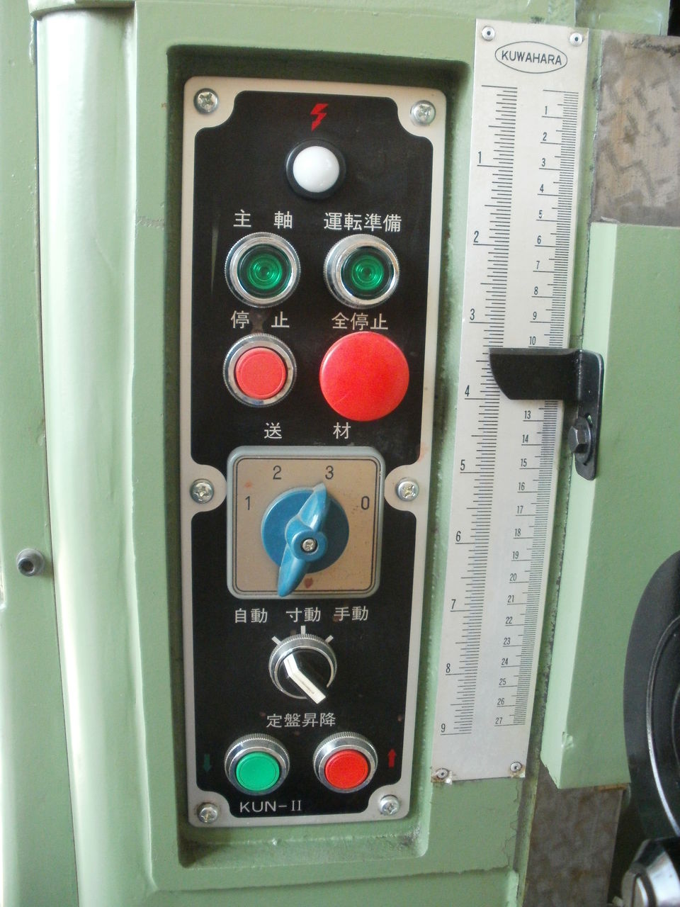 600mm 自動一面かんな盤 中古 桑原 KU-N600 入荷しました : 木工機械