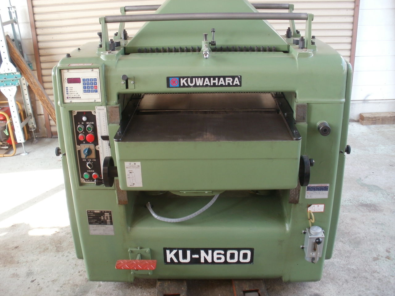 600mm 自動一面かんな盤 中古 桑原 KU-N600 入荷しました : 木工 600mm 自動一面かんな盤 中古 桑原 KU-N600 入荷しました : 木工