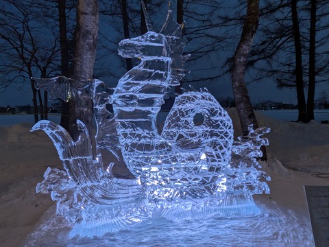 【氷祭り】北の国にも春が近づいてきたけど　真冬の思い出【十勝帯広】