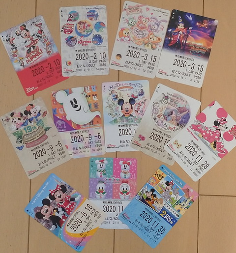 我が家の2020リゾートラインフリーきっぷコレクション : アラフィフ